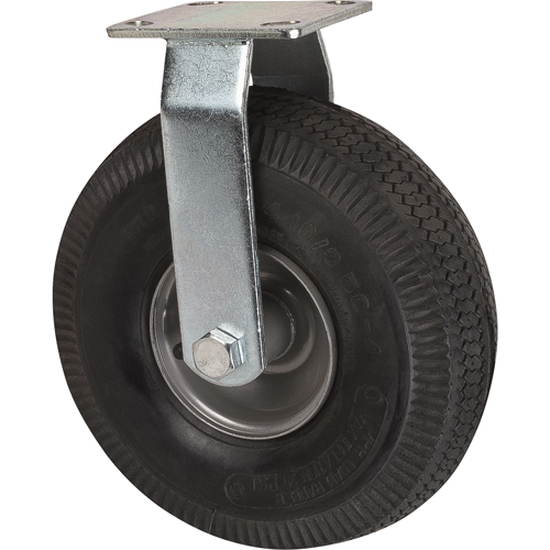 Kleton Heavy Duty Platform Truck Replacement Casters Rigid 10 254 mm Pneumatic 400 lbs. 181 kg. KLETON